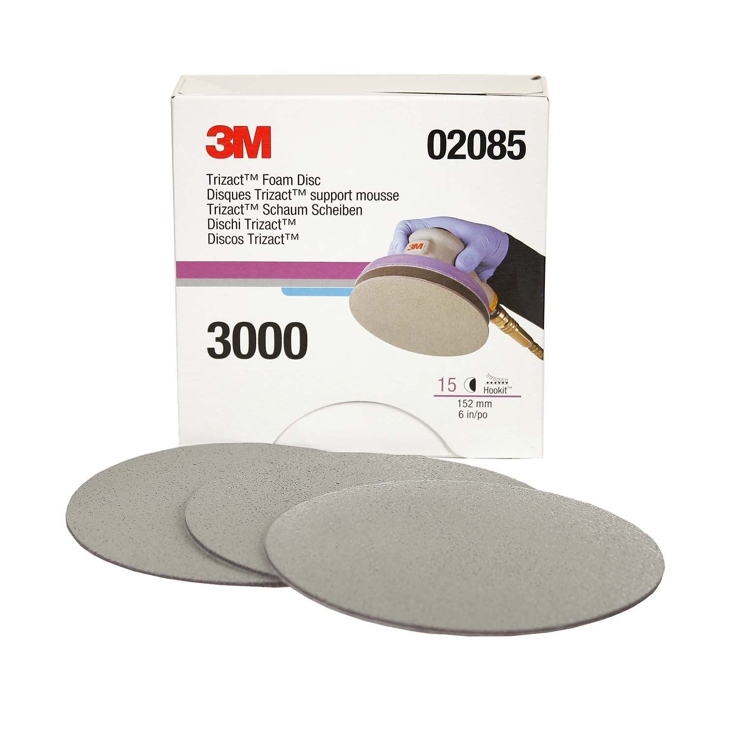 3M™ Trizact™ Hookit™ Foam Disc 30806, 3000